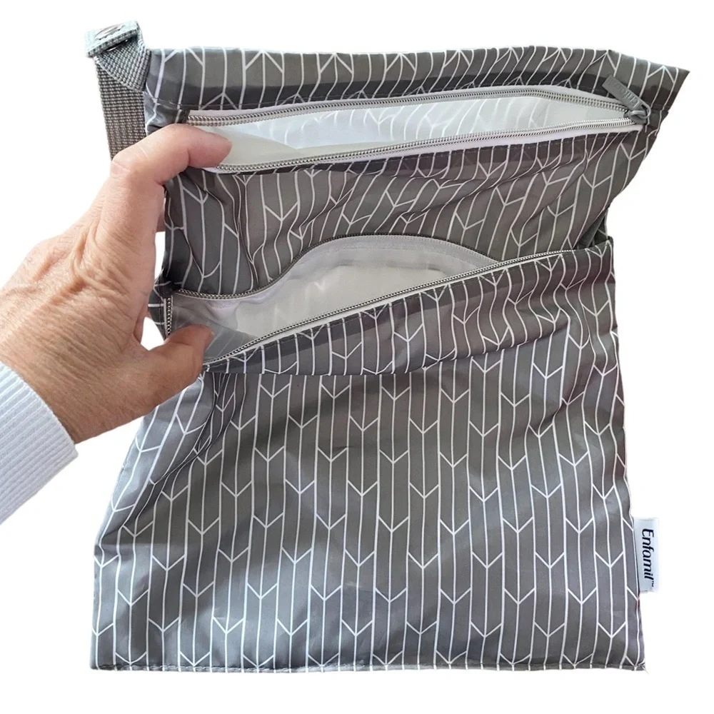 Wonderbag Diaper Bag Travel Backpack Gray NWOT